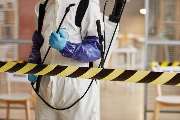Professional Infectious Disease Decontamination technician working in Fairfield, NC